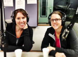 Oh Baby! Fitness co-owners, Kathleen Donahoe and Clare Schexnyder at GPB 